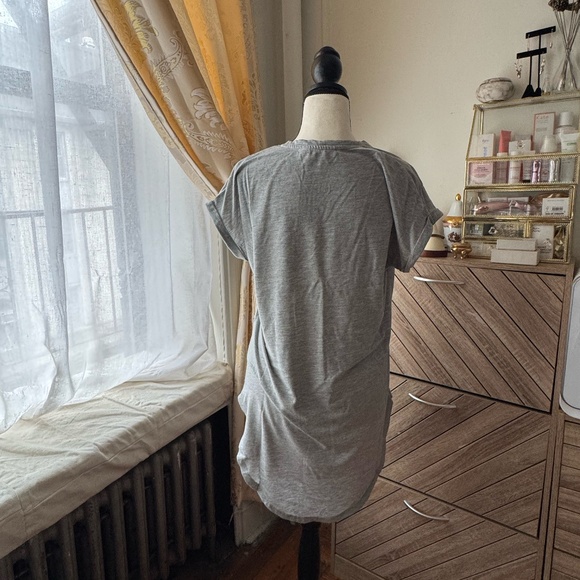 Grey shirt dress - Picture 3 of 10